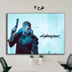 خرید و قیمت تابلو طرح CYBERPUNK