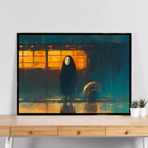 خرید تابلو روح سیاه (No-Face) از انیمه شهر اشباح