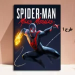 تابلو شاسی طرح گیم مرد عنکبوتی مدل Miles Morales