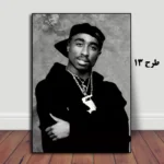 پوستر مدل توپاک Tupac Shakur