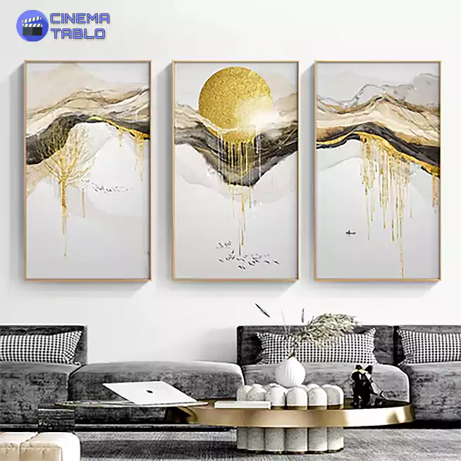تابلو چند تکه برای پذیرایی
