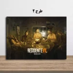 تابلو بازی Resident Evil 7 با نمای کلوزآپ مارگاریت بیکر