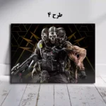 تصویر نزدیک از چهره گوست با ماسک مخصوص در MW3