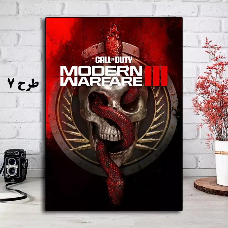 تابلو شخصیت اصلی بازی Modern Warfare III با طراحی سینمایی