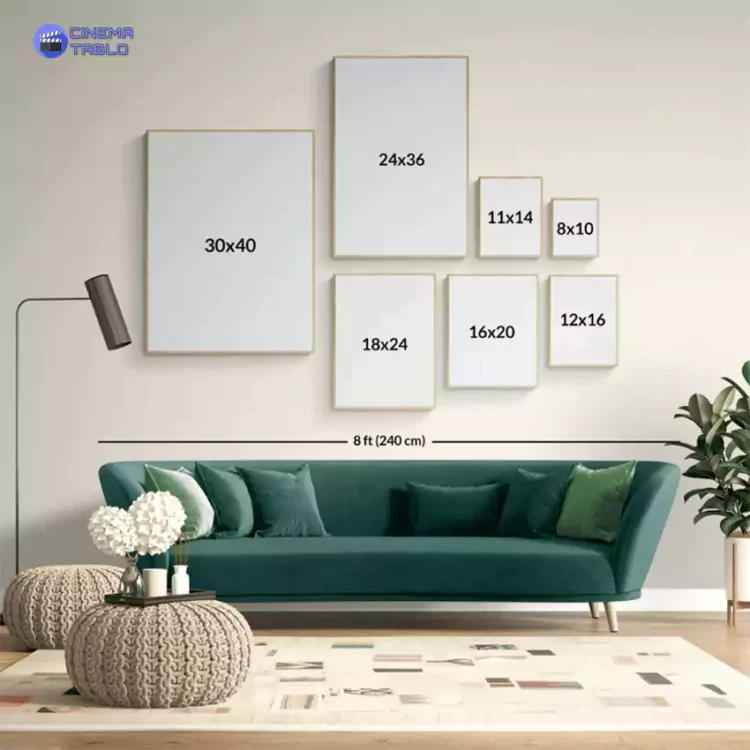 سایز تابلوها