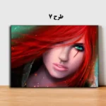 تابلو شخصیت Katarina از بازی League of Legends برای دکور اتاق