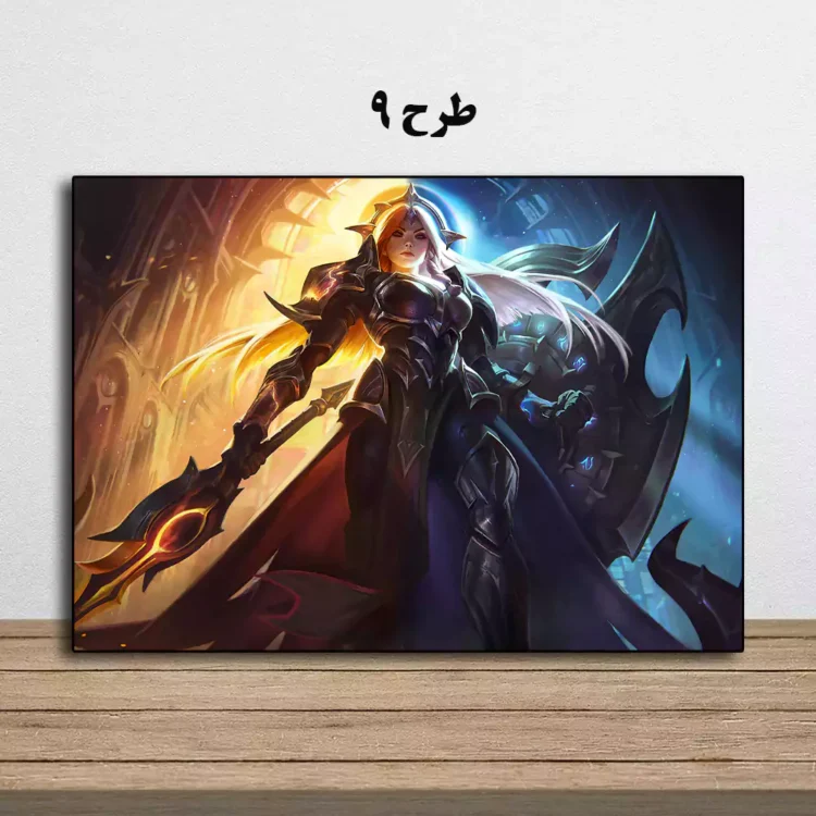 تابلو شخصیت Vayne از بازی League of Legends با طراحی اختصاصی