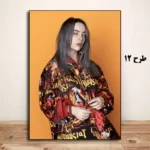 تابلو هنری بیلی آیلیش برای علاقه‌مندان موسیقی