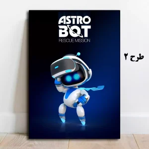 تابلو دیواری گیمینگ Astro Bot مناسب اتاق گیمر