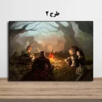 تابلو شاسی مدل گیمینگ طرح بازی دارک سولز dark souls
