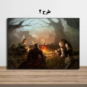 تابلو شاسی مدل گیمینگ طرح بازی دارک سولز dark souls