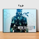 خرید تابلو بازی Metal Gear Solid 2 با تصویر Raiden در سبک هنری خاص