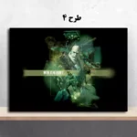 تصویر تابلو بازی Metal Gear Solid 2 با طراحی نوستالژی مناسب عاشقان این بازی