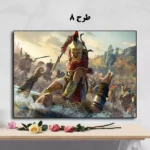 تابلو بازی Assassin's Creed Odyssey طرح سفینه و دریا