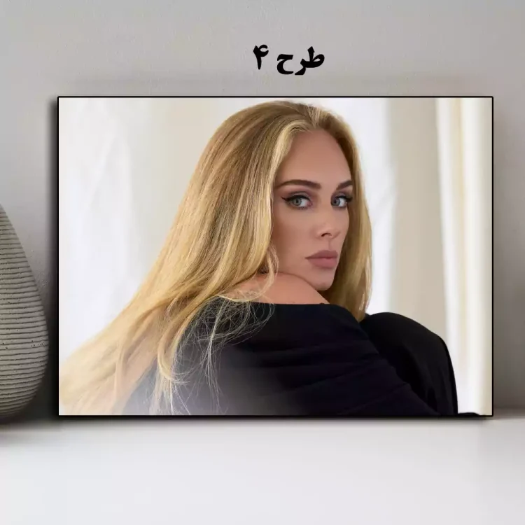 تابلو adele با تصویر نمادین خواننده، انتخابی عالی برای طرفداران واقعی