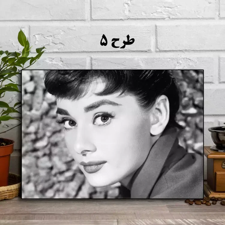 تابلو کلاسیک آدری هپبورن برای دکوراسیون مدرن