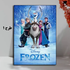 خرید تابلو السا و آنا از انیمیشن Frozen 2013 با چاپ شاسی MDF