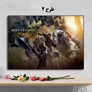 تابلو Monster Hunter Wilds لاجی‌اکروس پوستر دیواری