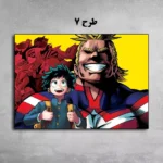 تابلو دیواری My Hero Academia طرح ایزوکو میدوریا برای اتاق نوجوان