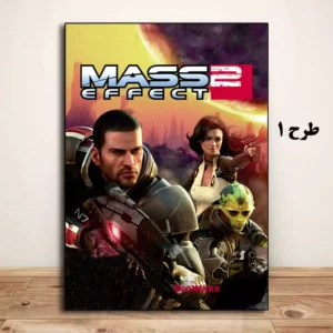تابلو بازی Mass Effect 2 طرح اصلی برای خرید تابلو بازی گیمینگ Sci‑fi