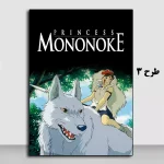 خرید تابلو انیمه جیبلی Princess Mononoke طرح سوم