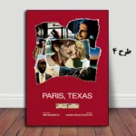 پوستر فیلم Paris, Texas 1984 برای دکور اتاق سینمایی
